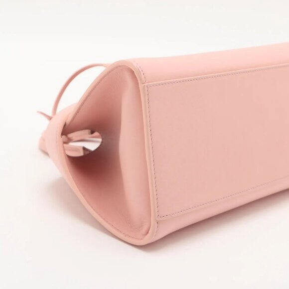 Ferragamo Hug Mini Leather Two-Way Handbag Nylund Pink - Picture 4 of 13